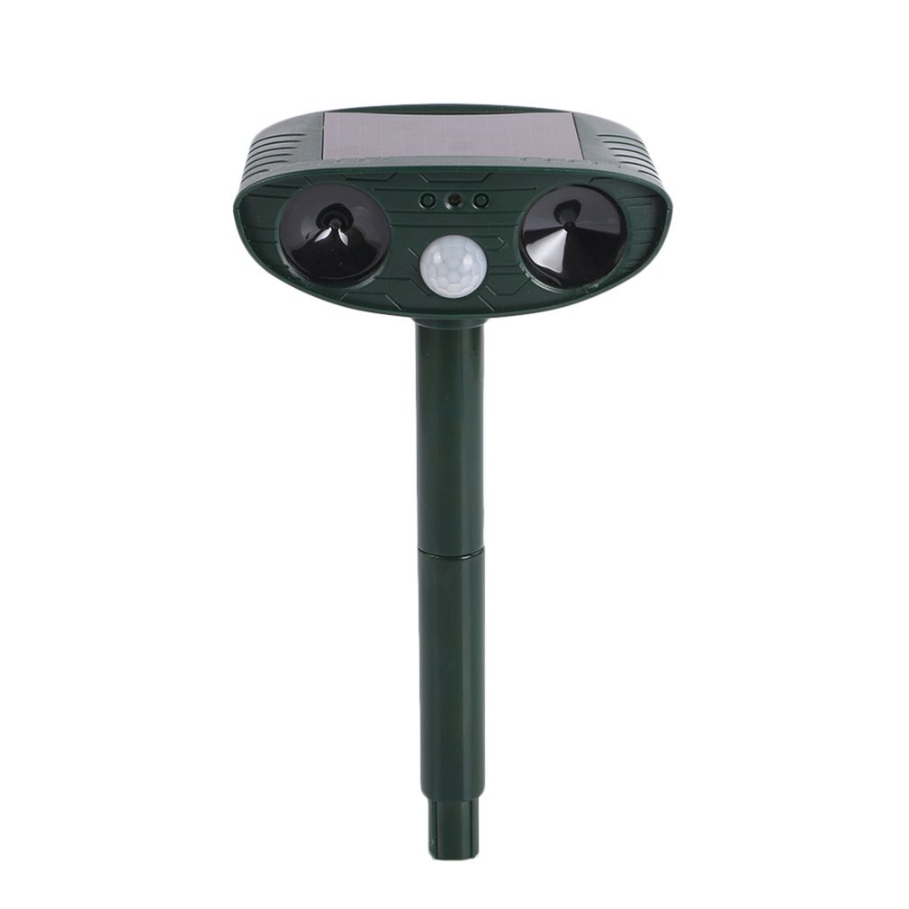 Solar Powered Motion Activated Animal Ultrasonic Cats Dogs Repeller Frighten Animals 511 For Outdoor Gardening